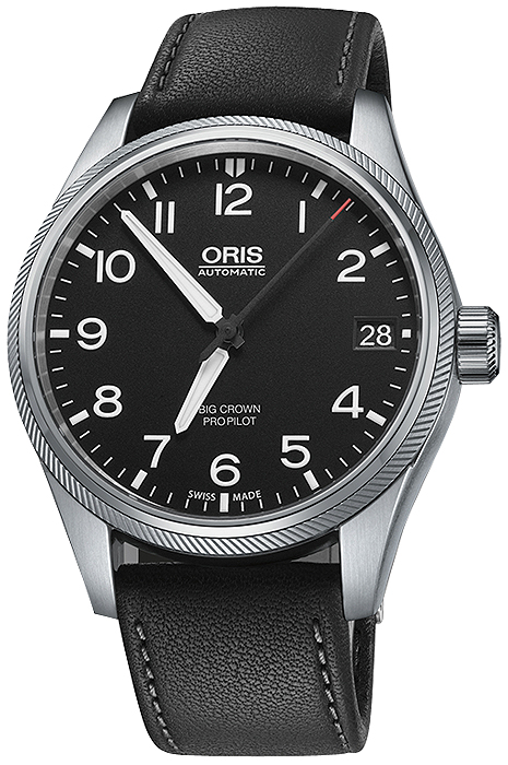 Oris Aviation 
Self winding Automatic Black Mens Watch 75176974164LS 