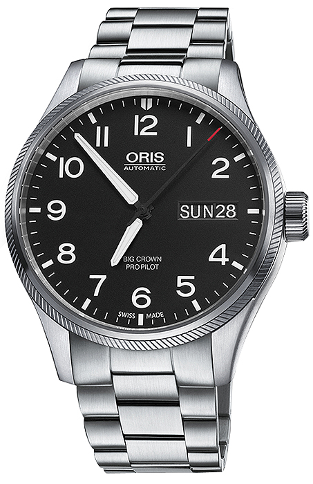 Oris Aviation Self winding Automatic Black Mens Watch 75276984164MB 