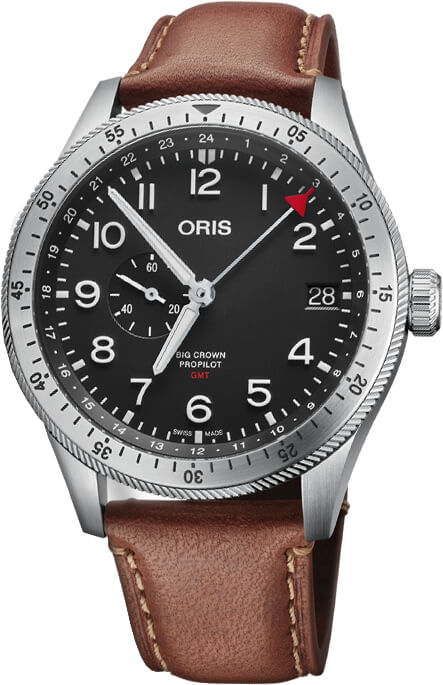 Oris Aviation Self winding Automatic Black Mens Watch 74877564064LS 