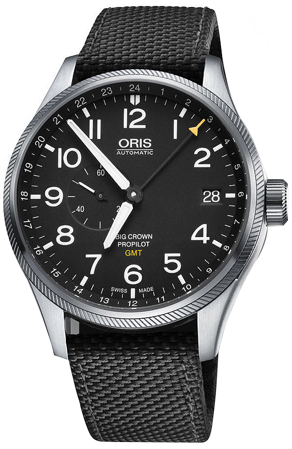 Oris Aviation Self winding Automatic Black Mens Watch 74877104164FS 