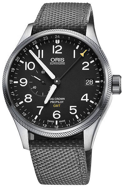 Oris Aviation Self winding Automatic Black Mens Watch 74877104164FS-GREY 