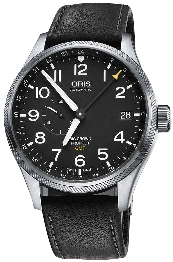 Oris Aviation Self winding Automatic Black Mens Watch 74877104164LS 