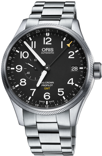 Oris Aviation Self winding Automatic Black Mens Watch 74877104164MB 