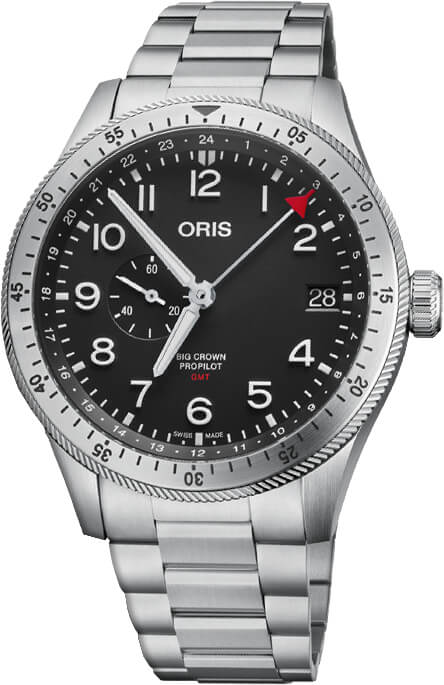 Oris Aviation Self winding Automatic Black Mens Watch 74877564064MB 
