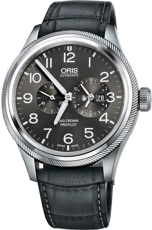 Oris Aviation Self winding Automatic Grey Mens Watch 69077354063LS-GREY 