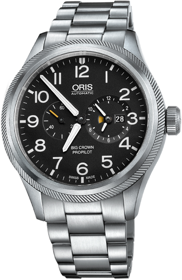Oris Aviation Self winding Automatic Black Mens Watch 69077354164MB 