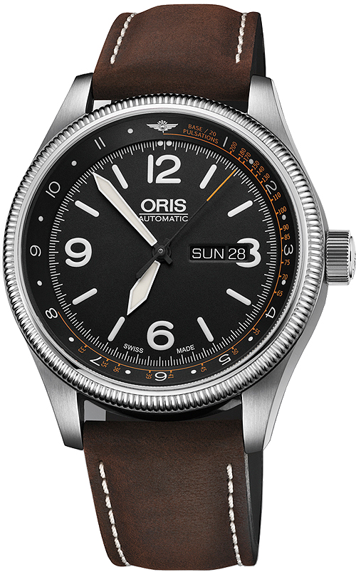 Oris Aviation Self winding Automatic Black Mens Watch 73577284084LS 