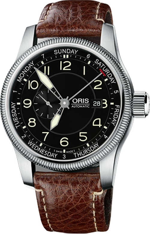 Oris Aviation Self winding Automatic Black Watch 74576294064LS 
