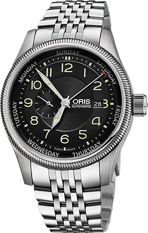 Oris Aviation Self winding Automatic Black Watch 74576884034MB 