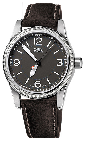 Oris Aviation Self winding Automatic Grey Mens Watch 73376494063LS 