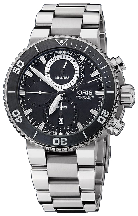 Oris Diving Self winding Automatic Black Mens Watch 67476557184MB-RS 