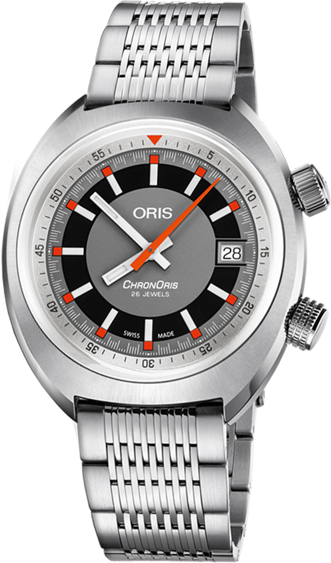 Oris Motor Sport Self winding Automatic Grey Mens Watch 73377374053MB 