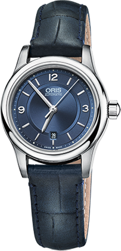 Oris Culture Self winding Automatic Blue Ladies Watch 56176504035LS 