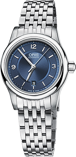 Oris Culture Self winding Automatic Blue Ladies Watch 56176504035MB 