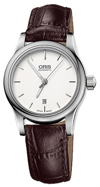 Oris Culture Self winding Automatic Silver Ladies Watch 56176504051LS 