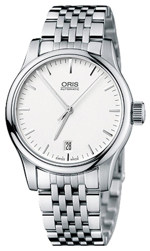 Oris Culture Self winding Automatic Silver Mens Watch 73375784051MB 