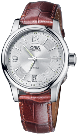 Oris Culture Self winding Automatic Silver Mens Watch 73375784061LS 