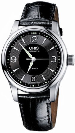 Oris Culture Self winding Automatic Black Mens Watch 73375784064LS 