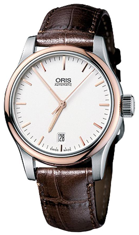Oris Culture Self winding Automatic Silver Mens Watch 73375784351LS 