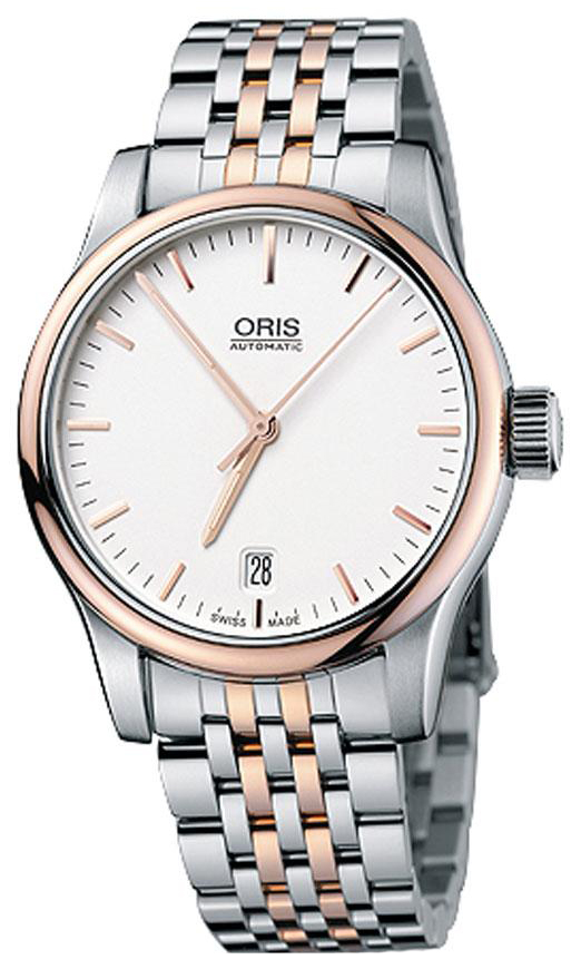 Oris Culture Self winding Automatic Silver Mens Watch 73375784351MB 