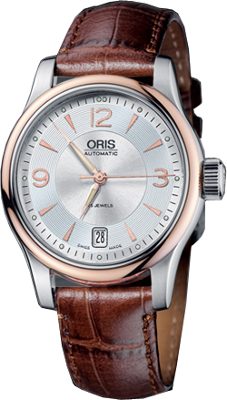 Oris Culture Self winding Automatic Silver Mens Watch 73375784361LS 