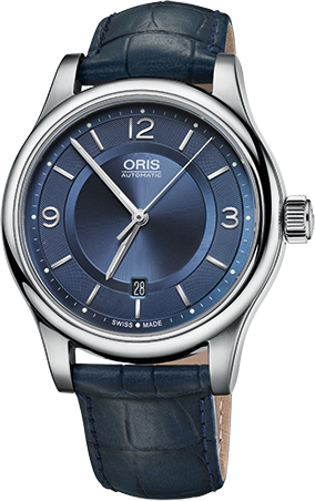 Oris Culture Self winding Automatic Blue Mens Watch 73375944035LS 