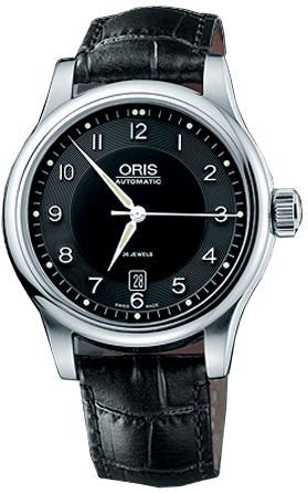 Oris Culture Self winding Automatic Black Mens Watch 73375944064LS 