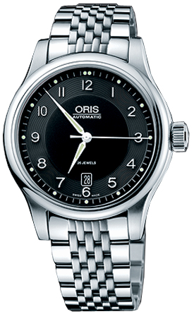 Oris Culture Self winding Automatic Black Mens Watch 73375944064MB 