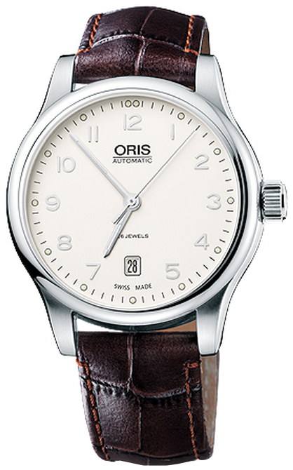 Oris Culture Self winding Automatic Silver Mens Watch 73375944091LS 