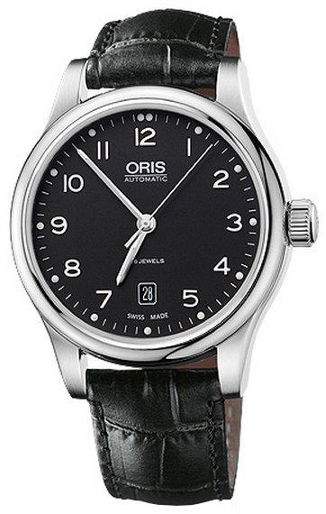 Oris Culture Self winding Automatic Black Mens Watch 73375944094LS 