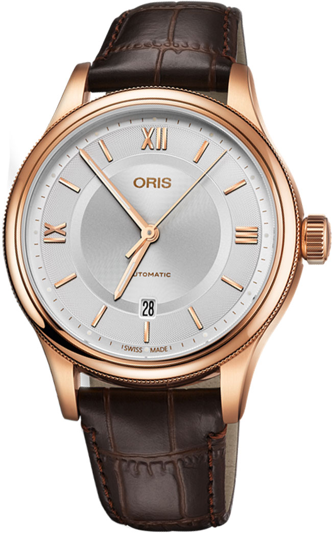 Oris Culture Self winding Automatic Silver Mens Watch 73377194871LS 