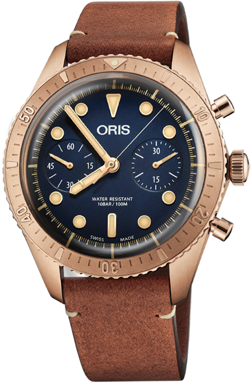 Oris Limited Editions Self winding Automatic Blue Watch 77177443185LS-SET 