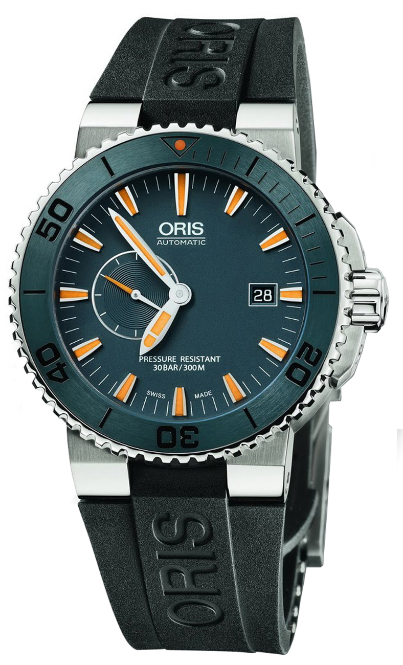 Oris Diving Self winding Automatic Blue Mens Watch 64376547185RS 