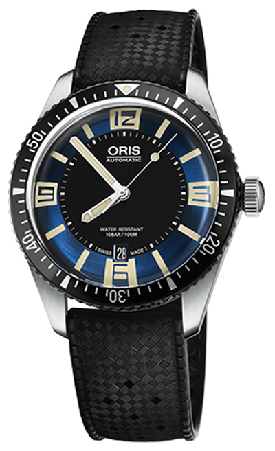 Oris Diving Self winding Automatic Blue Mens Watch 73377074035RS 