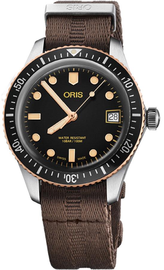 Oris Diving Self winding Automatic Black Ladies Watch 73377474354FS 