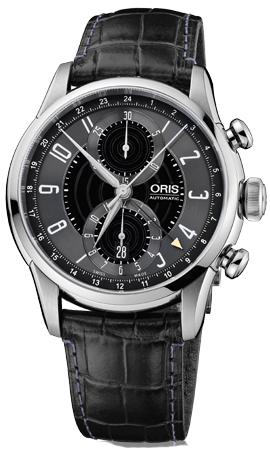 Oris Motor Sport Self winding Automatic Black Mens Watch 67776034084LS 