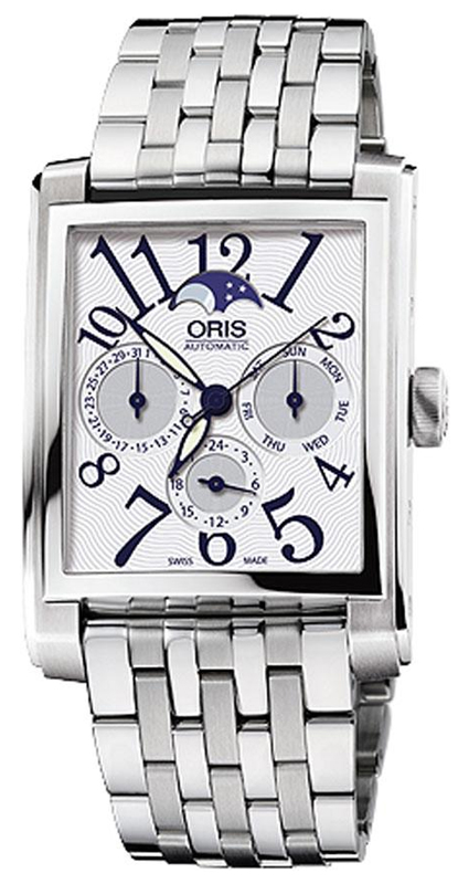 Oris Culture Self winding Automatic Silver Mens Watch 58176584061MB 