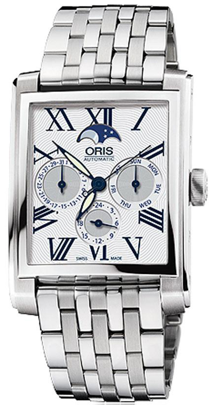 Oris Culture Self winding Automatic Silver Mens Watch 58176584071MB 