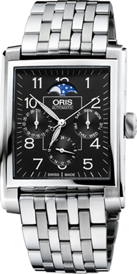 Oris Culture Self winding Automatic Black Mens Watch 58276584034MB 