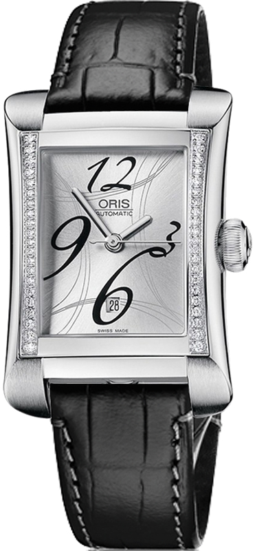 Oris Culture Self winding Automatic Silver Ladies Watch 56176214961LS 