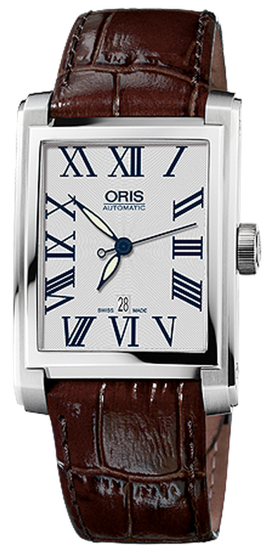 Oris Culture Self winding Automatic Silver Mens Watch 58376574071LS 