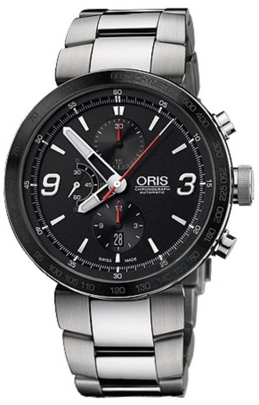 Oris Motor Sport Self winding Automatic Black Mens Watch 67476594174MB 