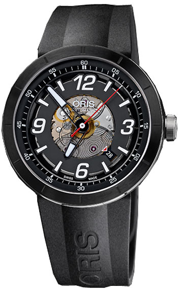 Oris Motor Sport Self winding Automatic Black Mens Watch 73376684114RS 