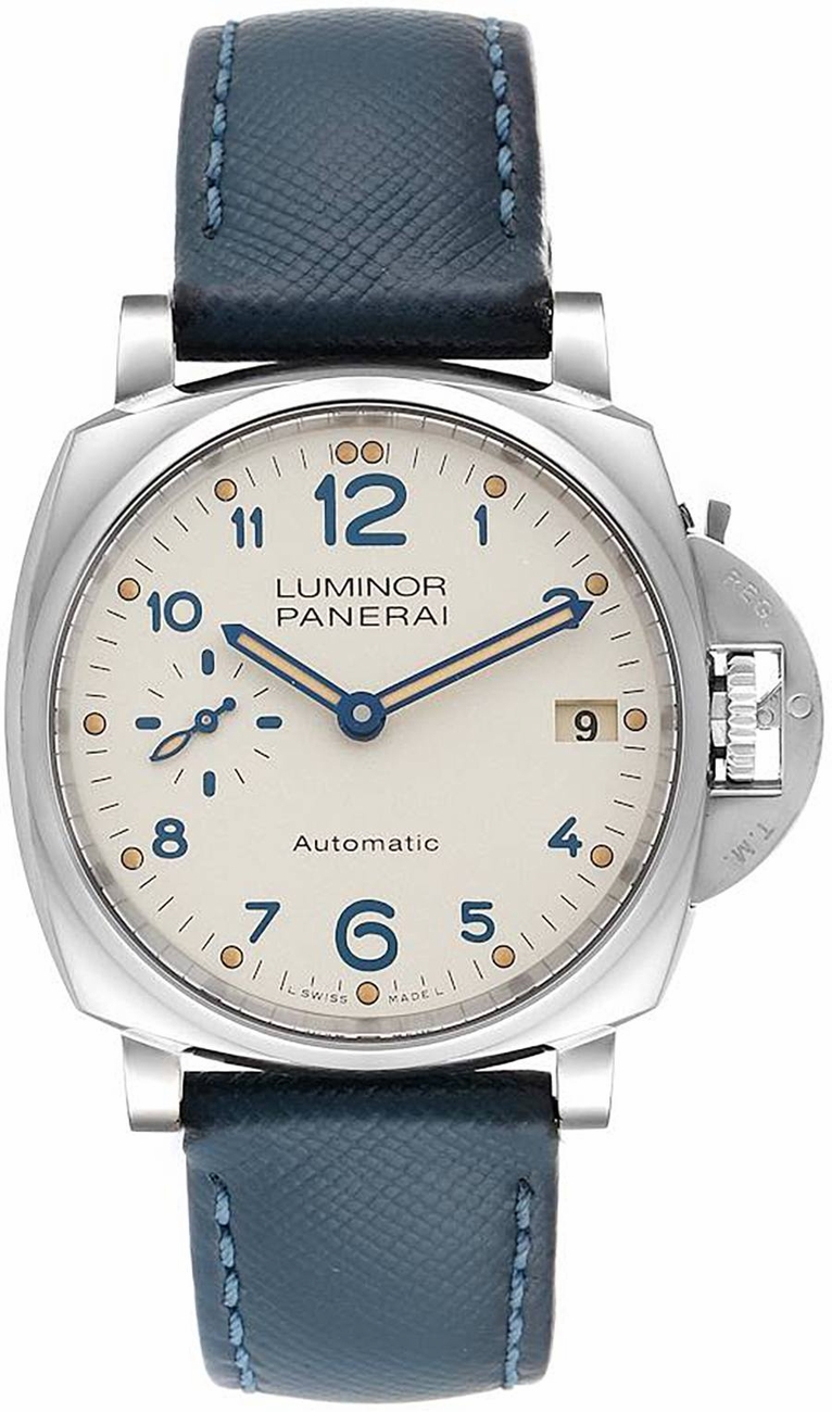 Panerai Luminor Self winding Automatic Ivory Mens Watch PAM00903 