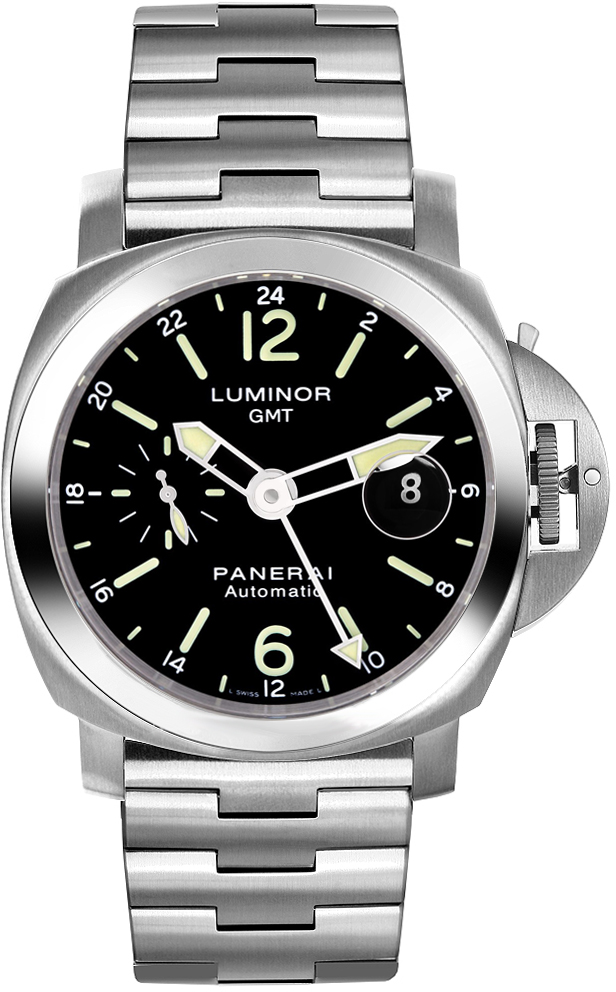 Panerai Luminor Self winding Automatic Chronometer Black Mens Watch PAM00297 