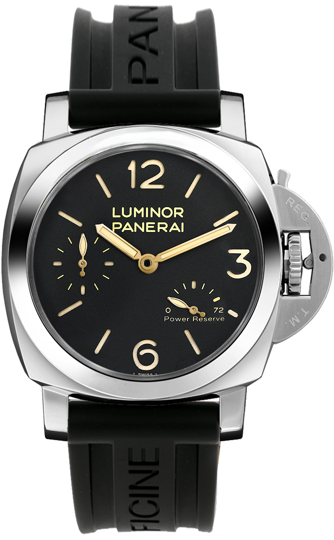 Panerai Luminor Manual Winding Black Mens Watch PAM00423 