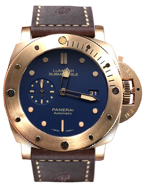 Panerai Luminor Self winding Automatic Blue Watch PAM00671 