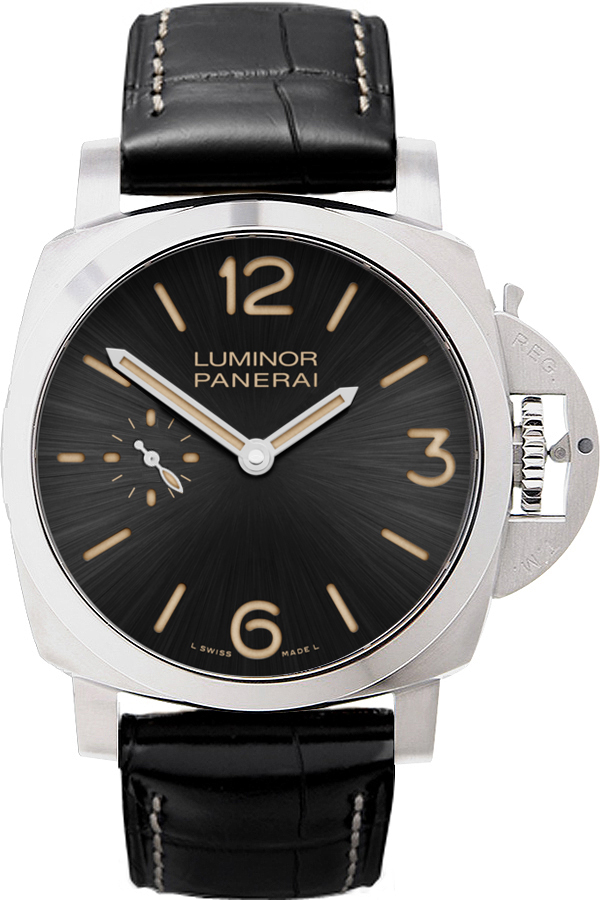 Panerai Luminor Manual Winding Black Mens Watch PAM00676 