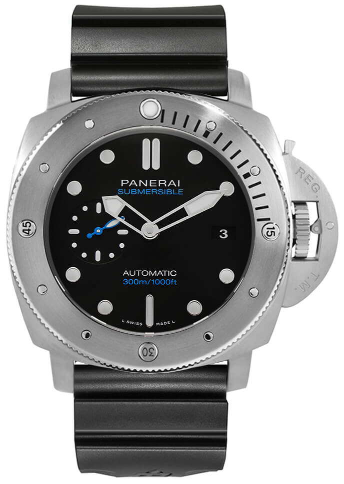 Panerai Luminor Black Dial Titanium Men's Watch PAM01305 