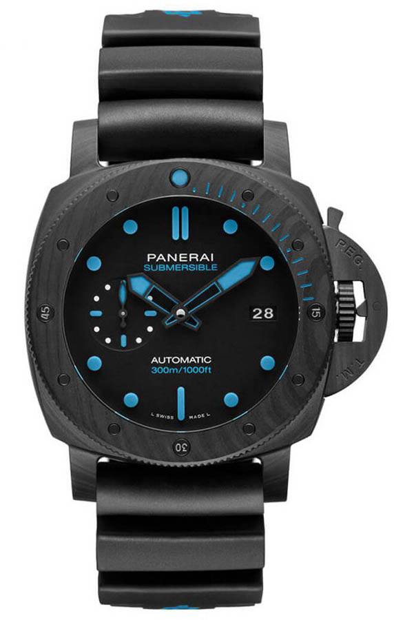 Panerai Luminor Submersible Carbotech 42mm Men's Watch PAM00960 